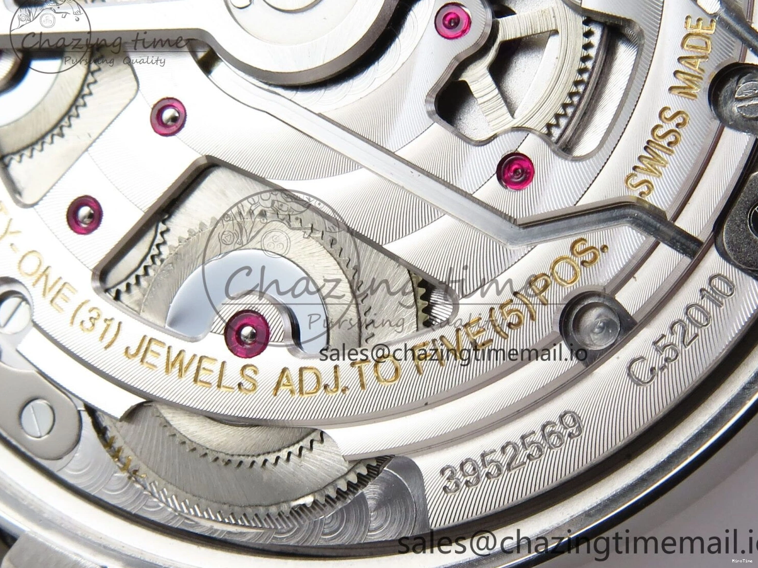 MIROTIME 0324 Portugieser Auto IWC0562A APSF 1:1 Best Edition White RG Dial on SS Bracelet A Unique 6991